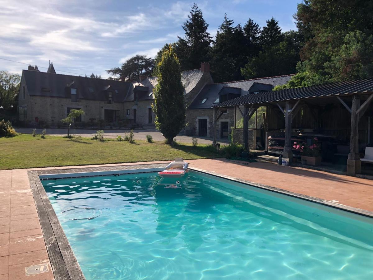 Bed and Breakfast Domaine De La Prevostais Pleucadeuc Exterior foto